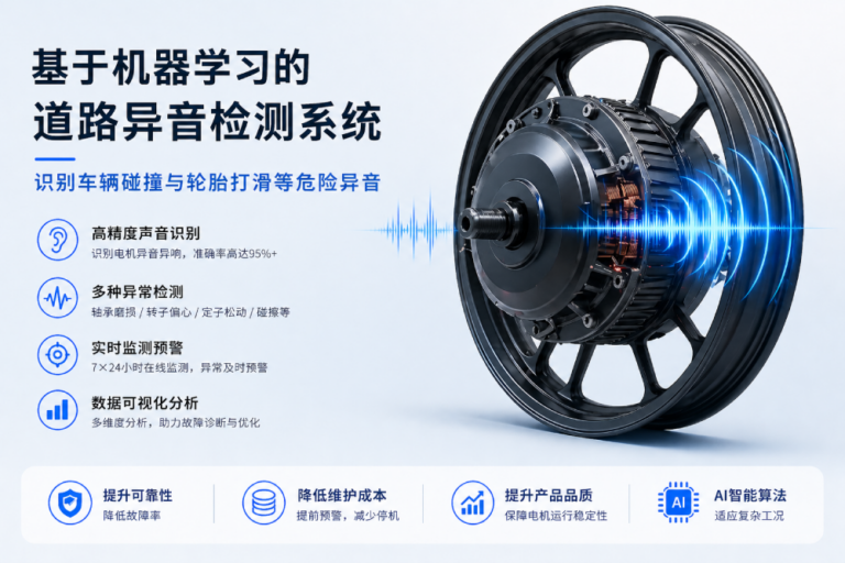 道路异音检测系统方案｜基于机器学习的车辆碰撞与轮胎打滑声识别(机器听觉监控)