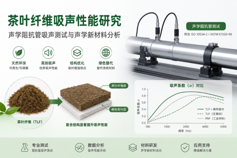 材料吸声性能研究方法:声学阻抗管吸声测试与声学新材料分析